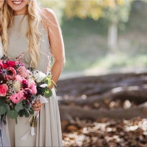 Grey Lulus long Dress